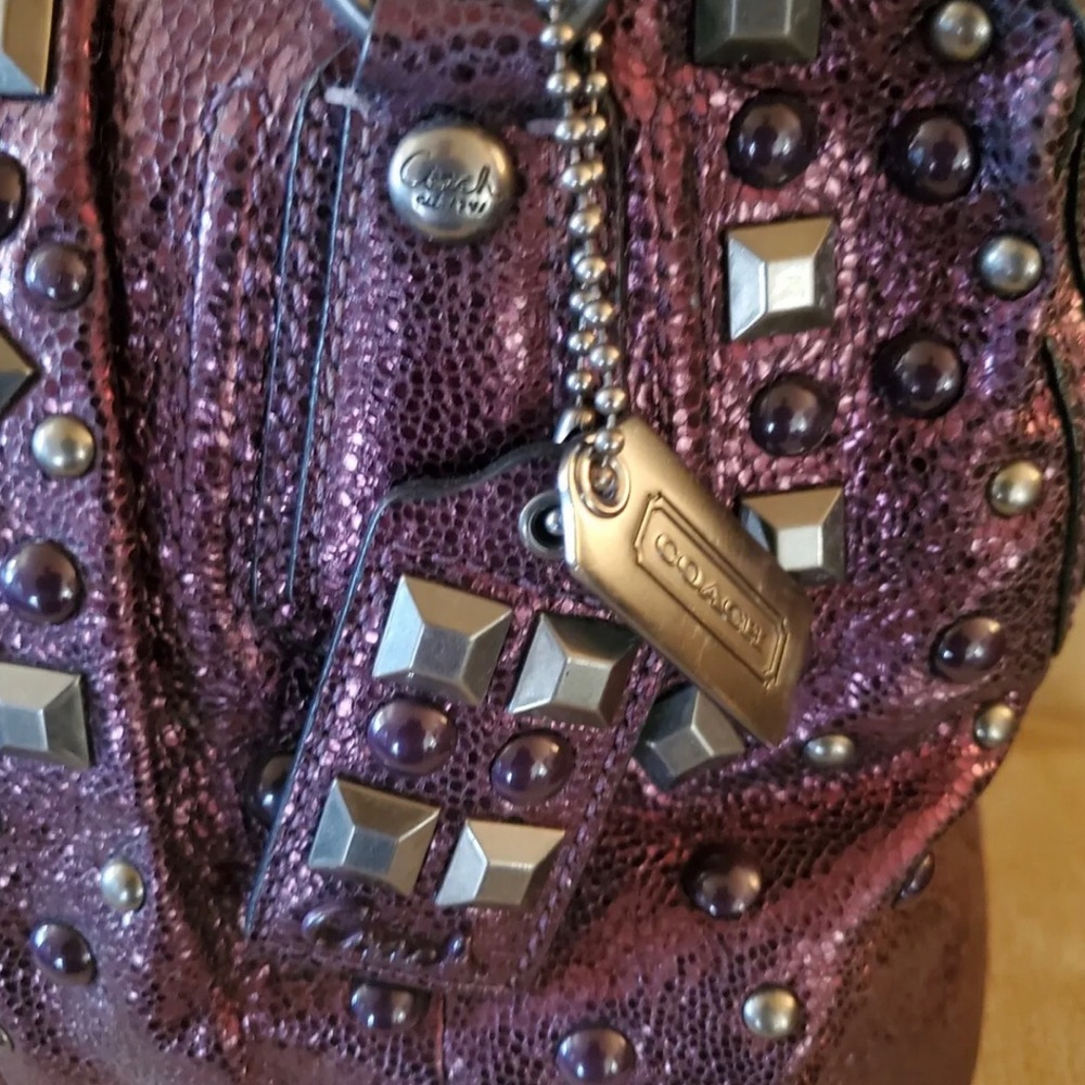 Coach Limited Edition “Kristin” Boysenberry Satchel